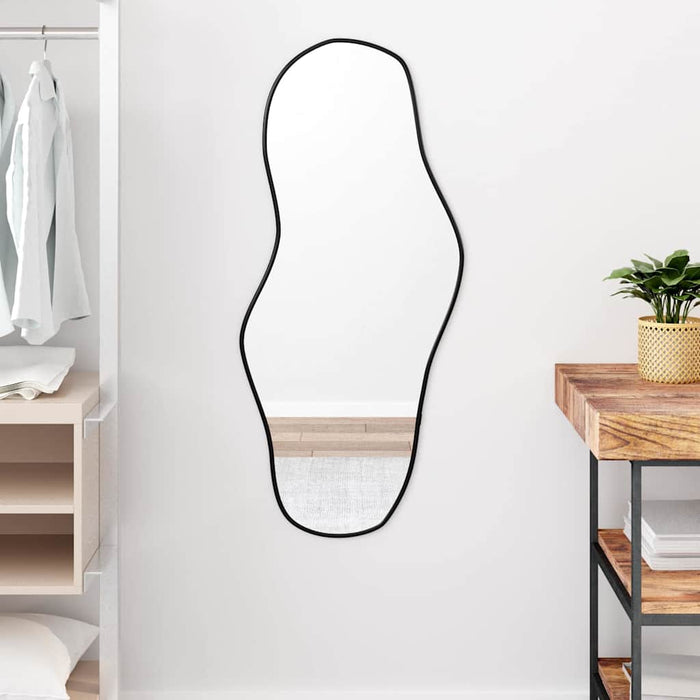 Oglindă de perete, negru, 100x45 cm - WALTI WALTI