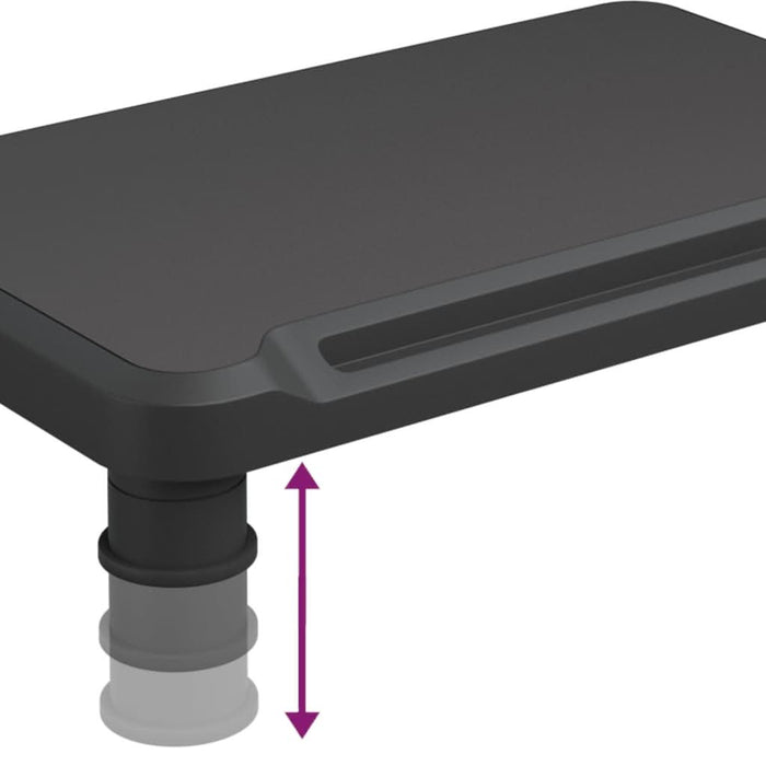 Suport pentru monitor, negru, 38x24x10,5 cm - WALTI WALTI