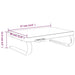 Suport pentru monitor, negru, 37x28x11,5 cm - WALTI WALTI