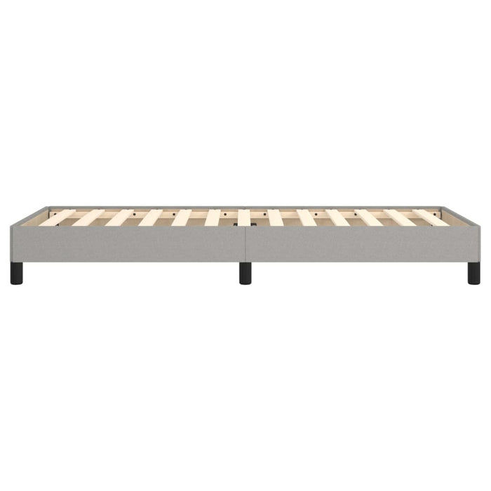 Cadru de pat fără saltea, gri deschis, 80x200 cm, textil - WALTI WALTI