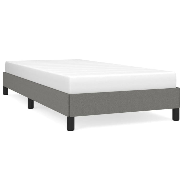 Cadru de pat fără saltea, gri închis, 90x190 cm, textil - WALTI WALTI