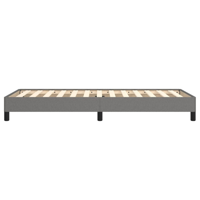 Cadru de pat fără saltea, gri închis, 90x190 cm, textil - WALTI WALTI