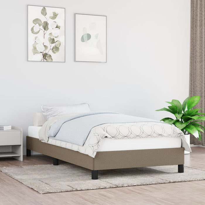 Cadru de pat fără saltea Taupe 90x190 cm Stofa - WALTI WALTI