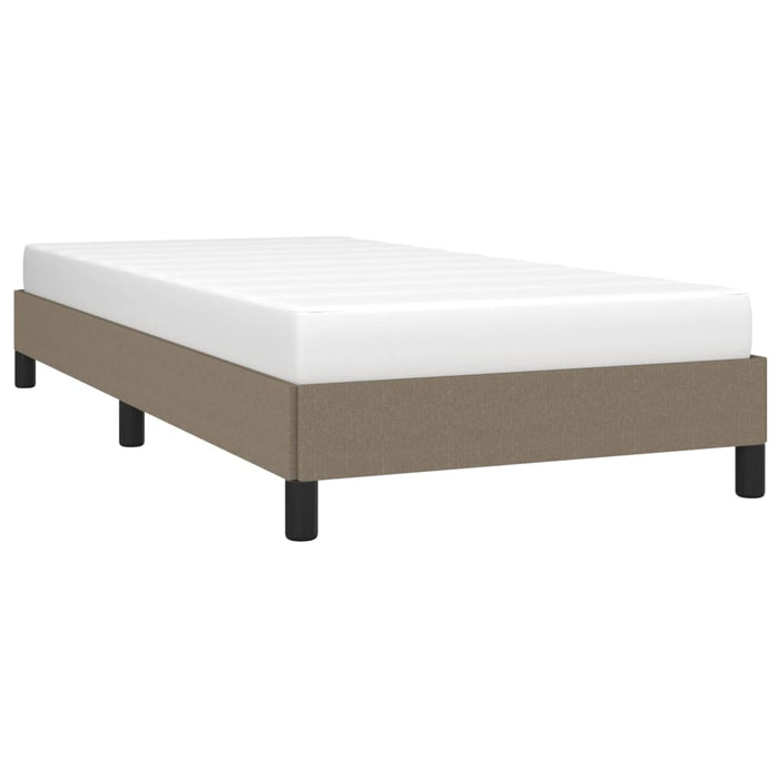 Cadru de pat fără saltea Taupe 90x200 cm țesătură - WALTI WALTI