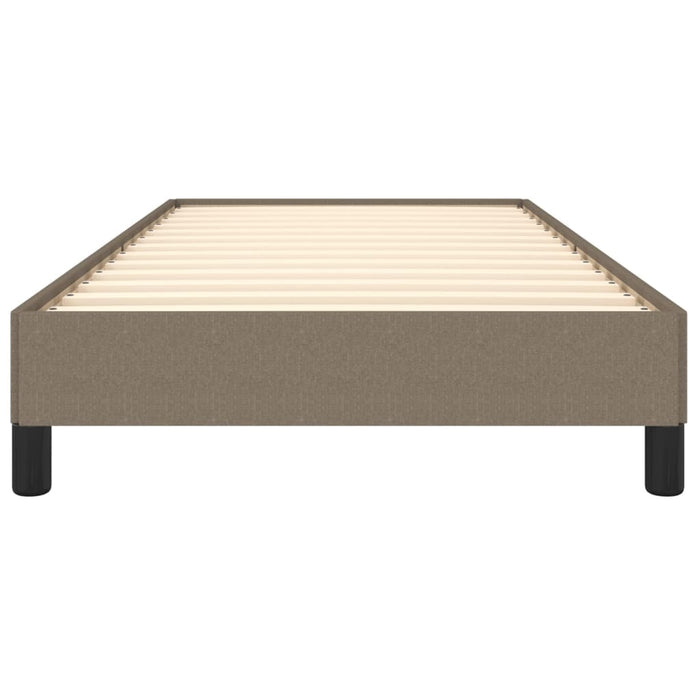 Cadru de pat fără saltea Taupe 90x200 cm țesătură - WALTI WALTI
