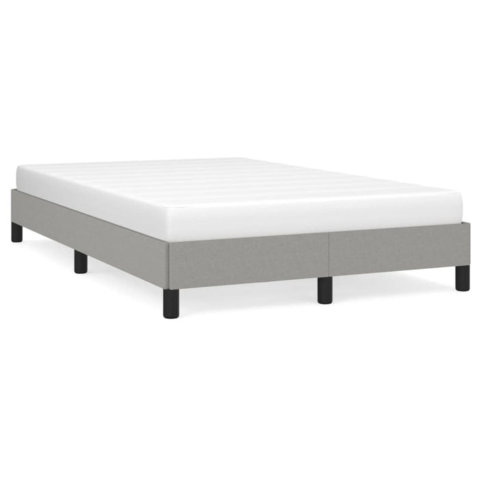 Cadru de pat fără saltea, gri deschis, 120x200 cm, textil - WALTI WALTI