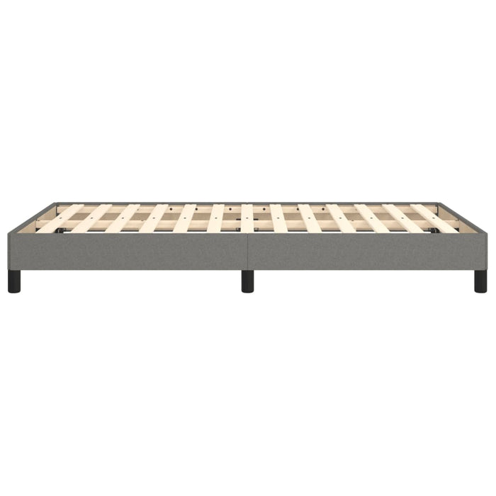 Cadru de pat fără saltea, gri închis, 120x200 cm, textil - WALTI WALTI