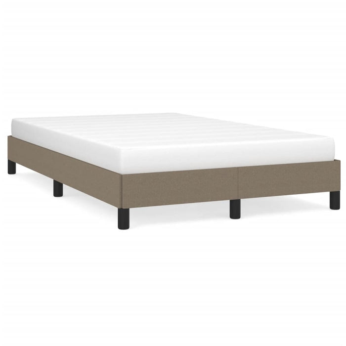 Cadru de pat fără saltea, gri taupe, 120x200 cm, textil WALTI