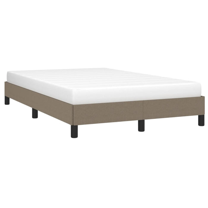 Cadru de pat fără saltea, gri taupe, 120x200 cm, textil WALTI