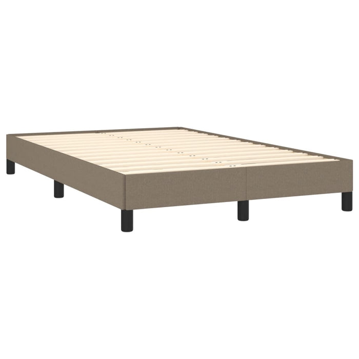 Cadru de pat fără saltea, gri taupe, 120x200 cm, textil WALTI
