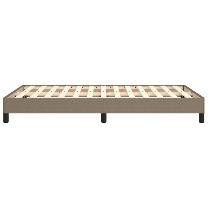 Cadru de pat fără saltea, gri taupe, 120x200 cm, textil WALTI