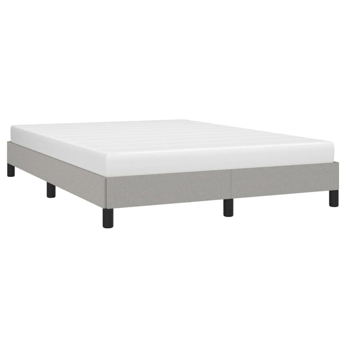 Cadru de pat fără saltea, gri deschis, 140x190 cm, textil - WALTI WALTI
