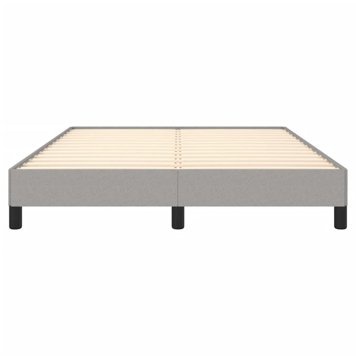 Cadru de pat fără saltea, gri deschis, 140x190 cm, textil - WALTI WALTI