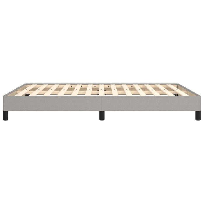 Cadru de pat fără saltea, gri deschis, 140x190 cm, textil - WALTI WALTI
