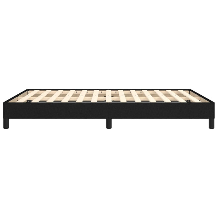Cadru de pat fără saltea, negru, 140x190 cm, textil - WALTI WALTI