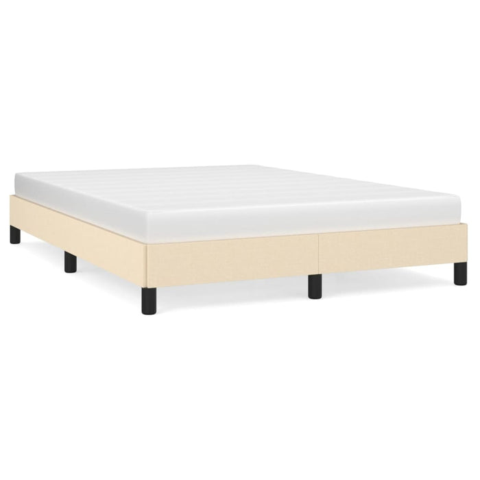 Cadru de pat fără saltea, crem, 140x190 cm, textil - WALTI WALTI