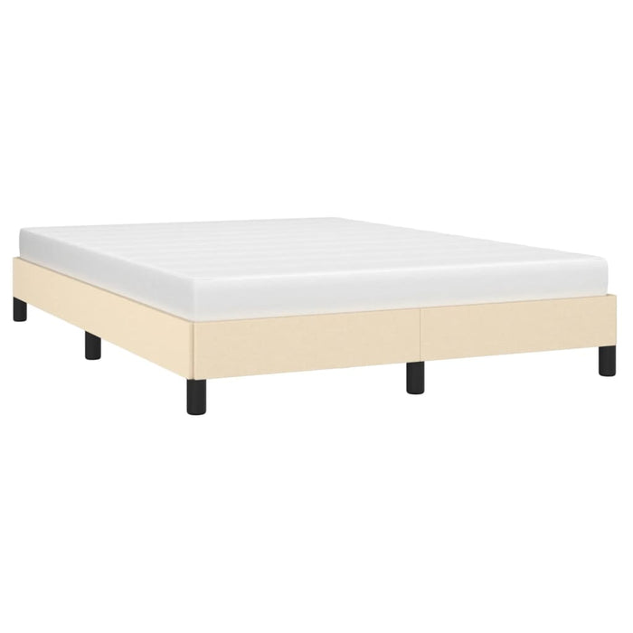 Cadru de pat fără saltea, crem, 140x190 cm, textil - WALTI WALTI