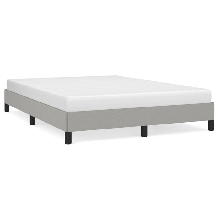 Cadru de pat fără saltea, gri deschis, 140x200 cm, textil - WALTI WALTI