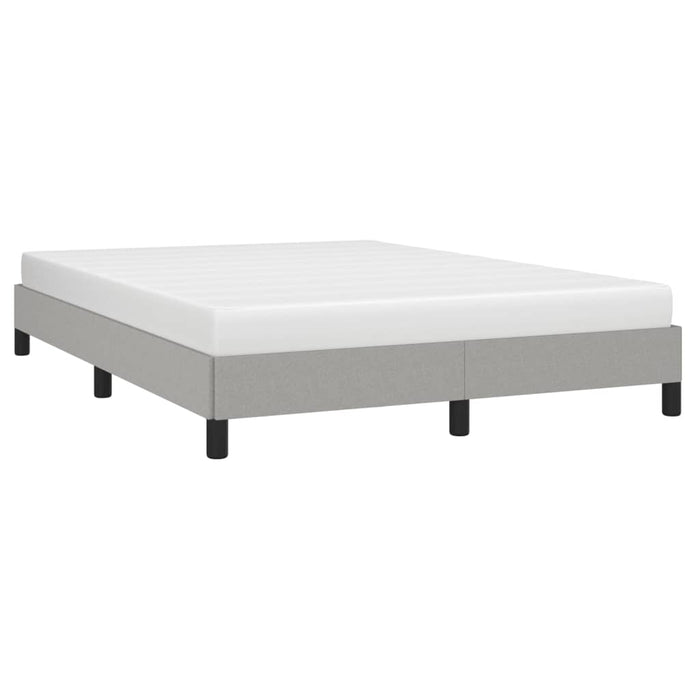 Cadru de pat fără saltea, gri deschis, 140x200 cm, textil - WALTI WALTI