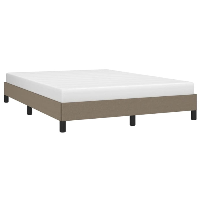 Cadru de pat fără saltea, gri taupe, 140x200 cm, textil - WALTI WALTI