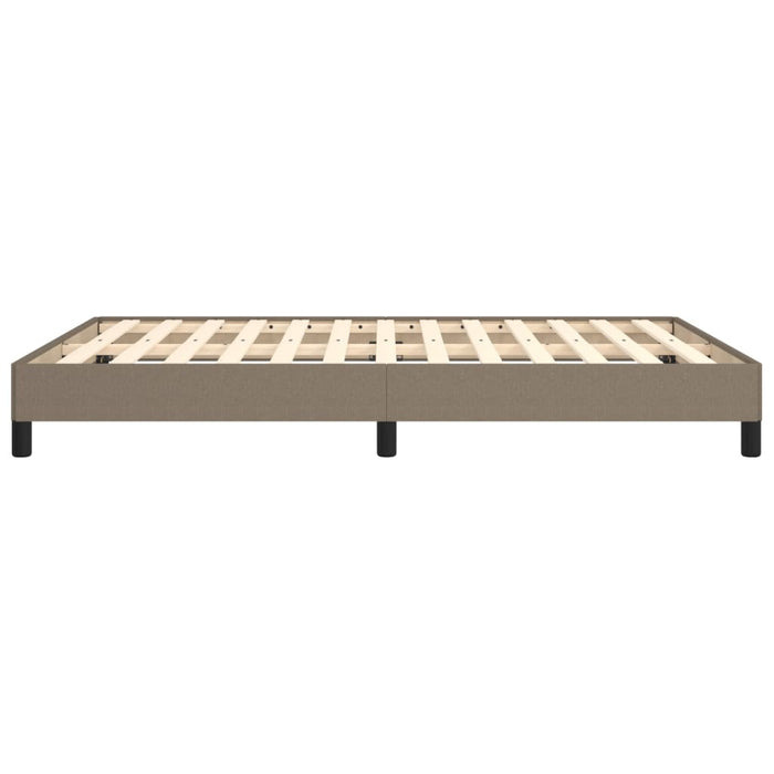 Cadru de pat fără saltea, gri taupe, 140x200 cm, textil - WALTI WALTI