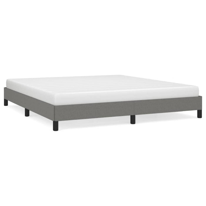Cadru de pat fără saltea, gri închis, 160x200 cm, textil - WALTI WALTI