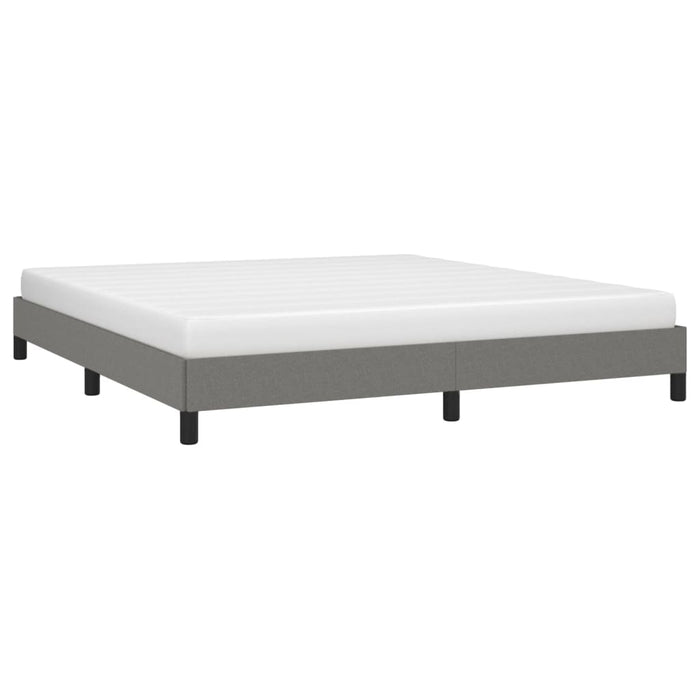 Cadru de pat fără saltea, gri închis, 160x200 cm, textil - WALTI WALTI