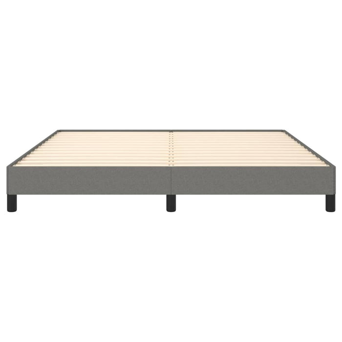 Cadru de pat fără saltea, gri închis, 160x200 cm, textil - WALTI WALTI