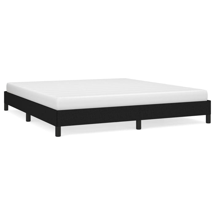 Cadru de pat fără saltea, negru, 160x200 cm, textil - WALTI WALTI