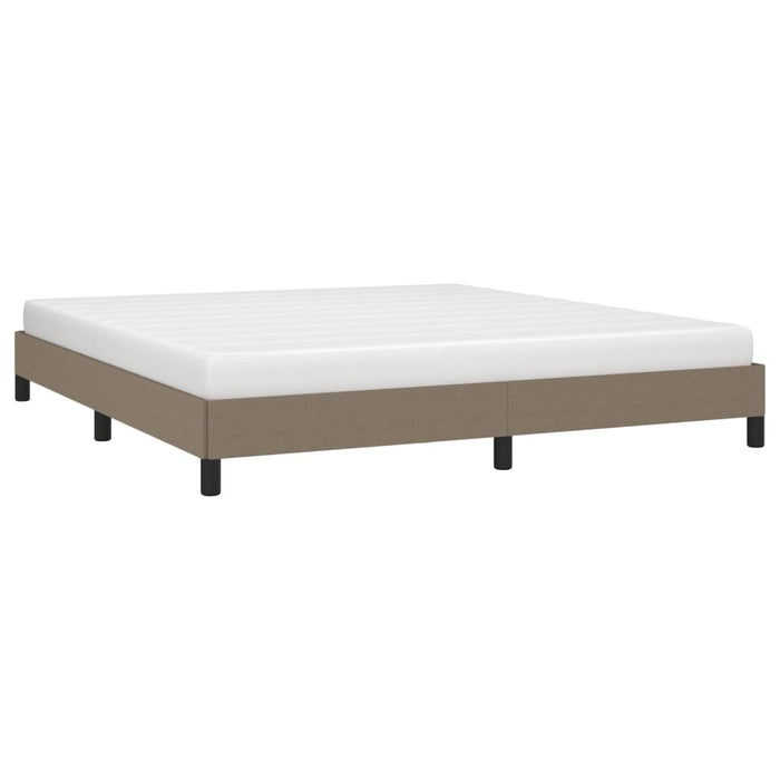 Cadru de pat fără saltea, gri taupe, 160x200 cm, textil - WALTI WALTI