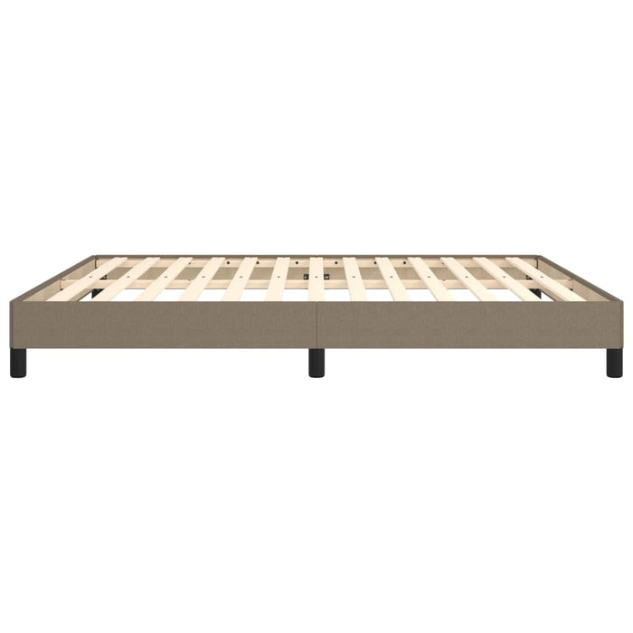 Cadru de pat fără saltea, gri taupe, 160x200 cm, textil - WALTI WALTI