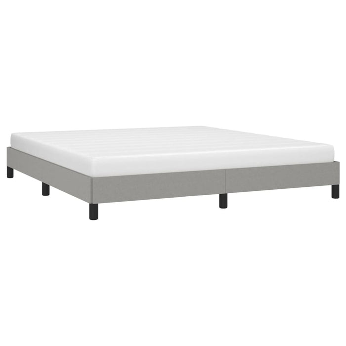 Cadru de pat fără saltea, gri deschis, 180x200 cm, textil - WALTI WALTI