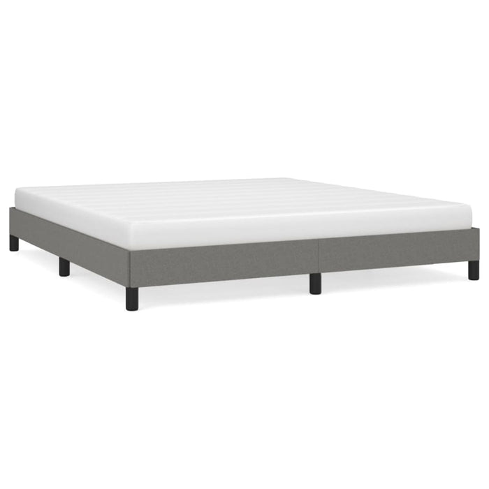 Cadru de pat fără saltea, gri închis, 180x200 cm, textil - WALTI WALTI