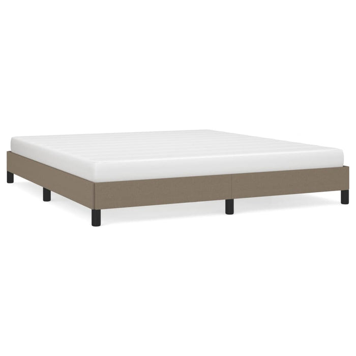 Cadru de pat fără saltea, gri taupe, 180x200 cm, textil - WALTI WALTI