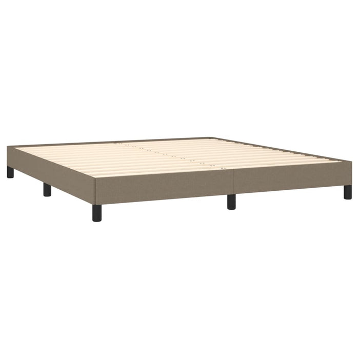 Cadru de pat fără saltea, gri taupe, 180x200 cm, textil - WALTI WALTI