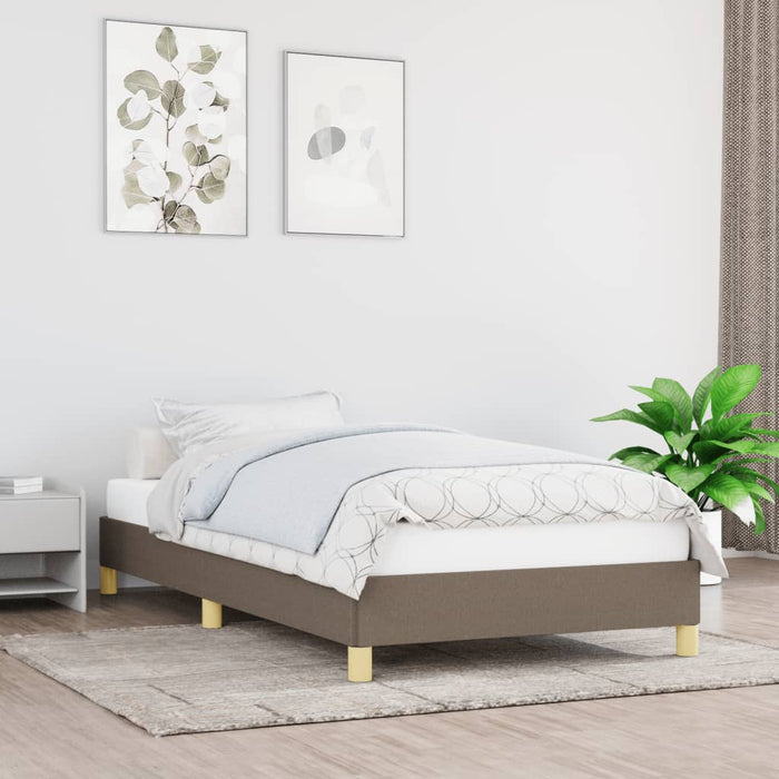 Cadru de pat fără saltea Taupe 90x190 cm Stofa WALTI