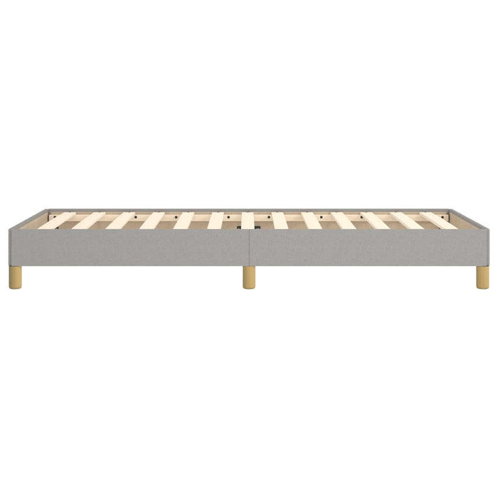 Cadru de pat fără saltea, gri deschis, 90x200 cm, textil - WALTI WALTI