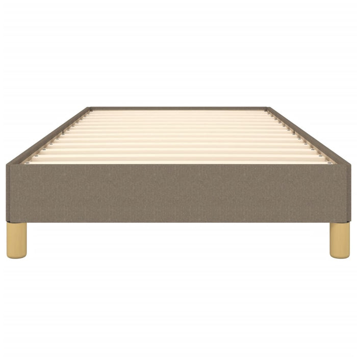 Cadru de pat fără saltea Taupe 90x200 cm țesătură - WALTI WALTI