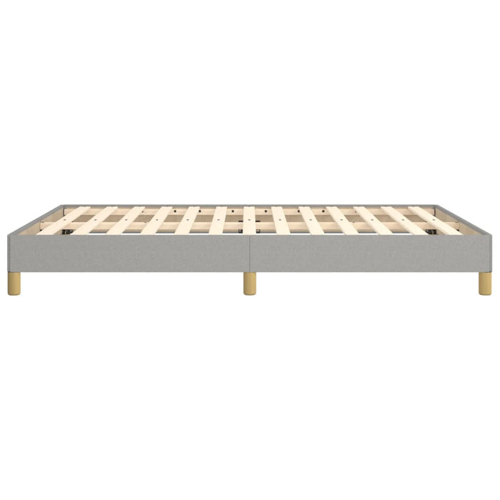 Cadru de pat fără saltea, gri deschis, 140x190 cm, textil - WALTI WALTI