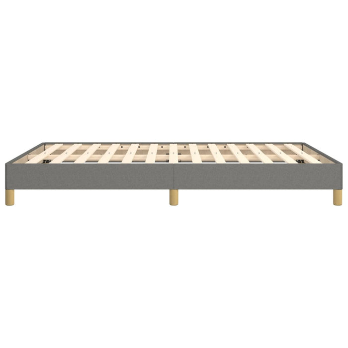 Cadru de pat fără saltea, gri închis, 140x190 cm, textil - WALTI WALTI