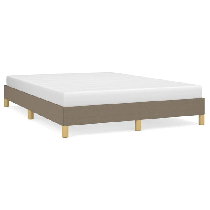 Cadru de pat fără saltea, gri taupe, 140x190 cm, textil - WALTI WALTI