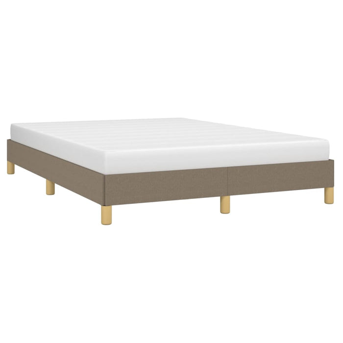 Cadru de pat fără saltea, gri taupe, 140x190 cm, textil - WALTI WALTI