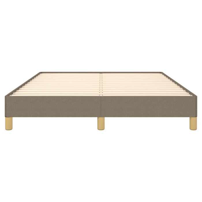 Cadru de pat fără saltea, gri taupe, 140x190 cm, textil - WALTI WALTI