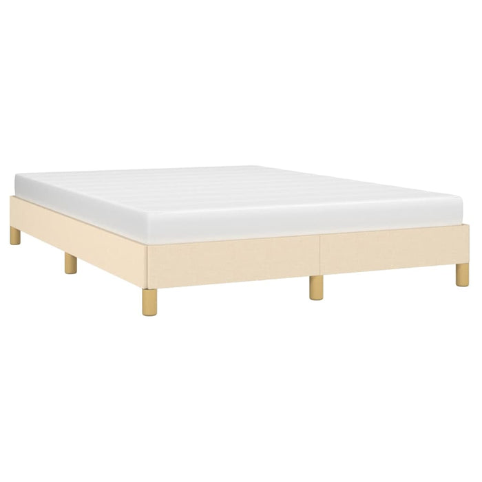 Cadru de pat fără saltea, crem, 140x190 cm, textil - WALTI WALTI