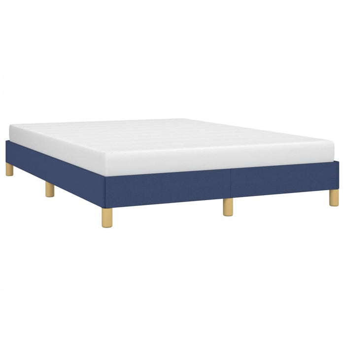 Cadru de pat fără saltea, albastru, 140x190 cm, textil - WALTI WALTI