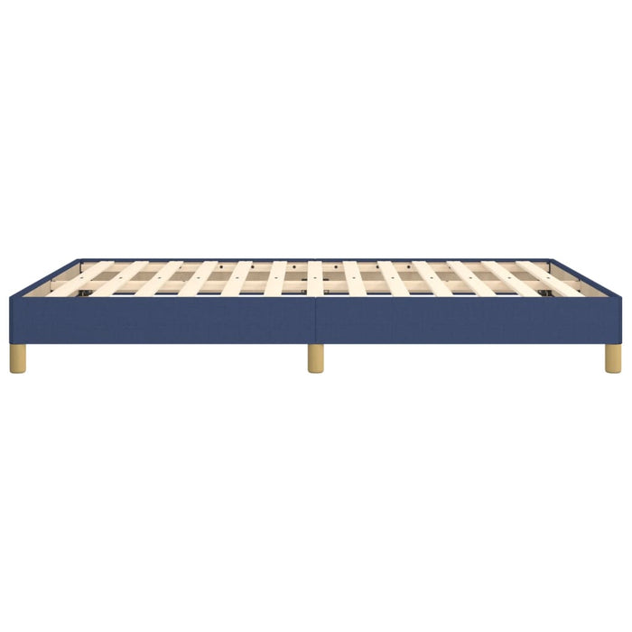 Cadru de pat fără saltea, albastru, 140x190 cm, textil - WALTI WALTI