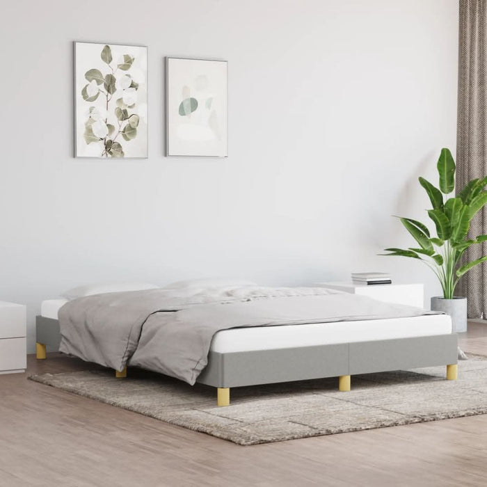 Cadru de pat, gri deschis, 140x200 cm, material textil - WALTI WALTI