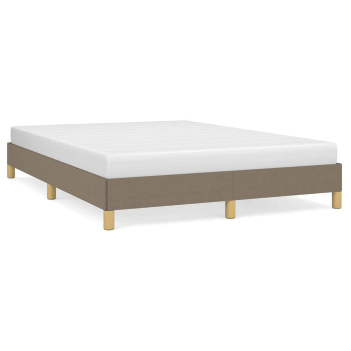 Cadru de pat fără saltea, gri taupe, 140x200 cm, textil - WALTI WALTI