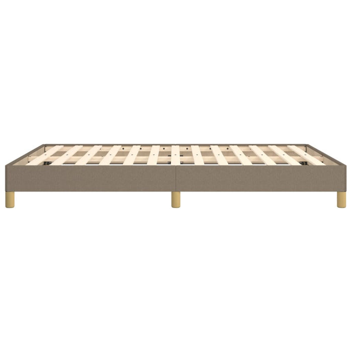 Cadru de pat fără saltea, gri taupe, 140x200 cm, textil - WALTI WALTI