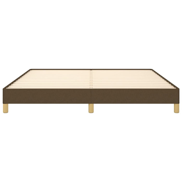 Cadru de pat fără saltea, maro închis, 180x200 cm, textil - WALTI WALTI